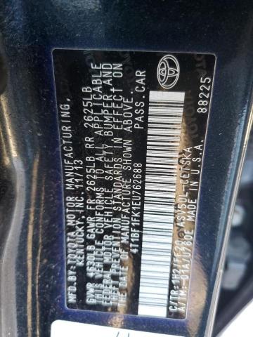 Photo 11 VIN: 4T1BF1FK1EU762688 - TOYOTA CAMRY L 