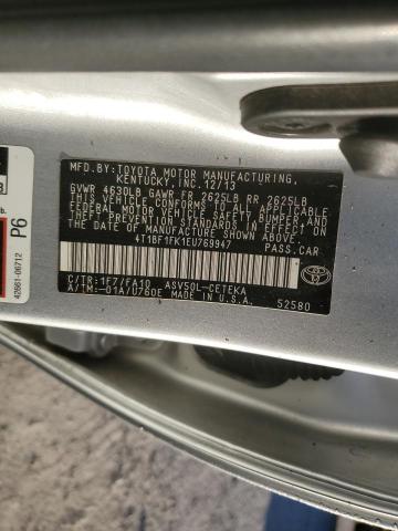 Photo 12 VIN: 4T1BF1FK1EU769947 - TOYOTA CAMRY L 