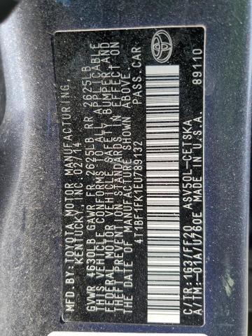 Photo 12 VIN: 4T1BF1FK1EU789132 - TOYOTA CAMRY 