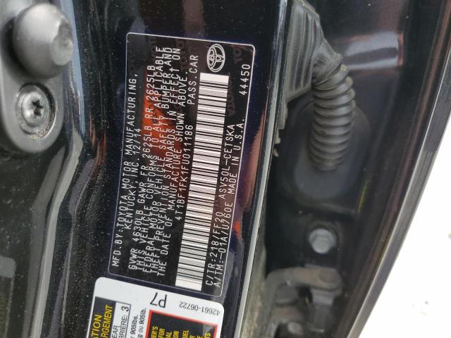 Photo 12 VIN: 4T1BF1FK1FU011186 - TOYOTA CAMRY LE 