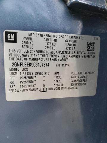 Photo 11 VIN: 4T1BF1FK1FU028263 - CHEVROLET EQUINOX 