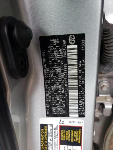 Photo 11 VIN: 4T1BF1FK1FU053888 - TOYOTA CAMRY LE 