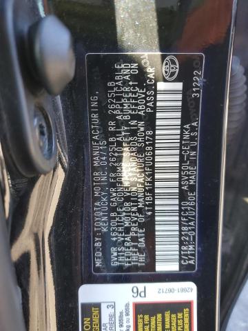 Photo 11 VIN: 4T1BF1FK1FU068178 - TOYOTA CAMRY LE 