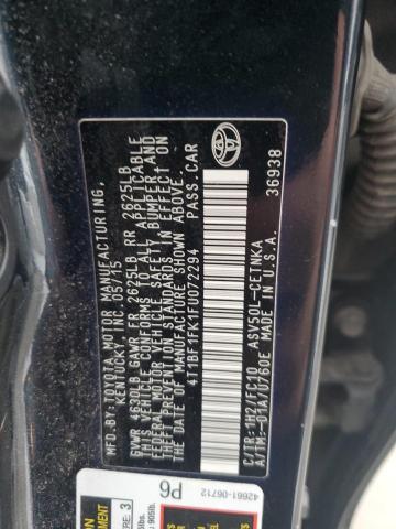 Photo 11 VIN: 4T1BF1FK1FU072294 - TOYOTA CAMRY 