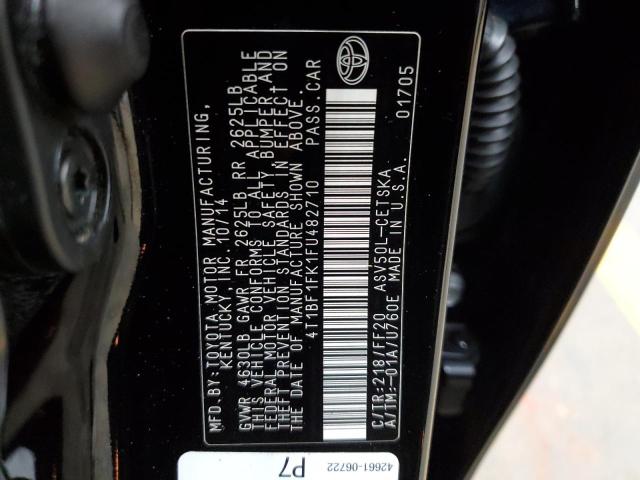 Photo 11 VIN: 4T1BF1FK1FU482710 - TOYOTA CAMRY LE 