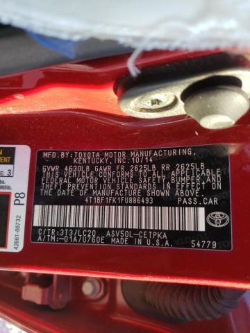 Photo 9 VIN: 4T1BF1FK1FU886493 - TOYOTA CAMRY LE 