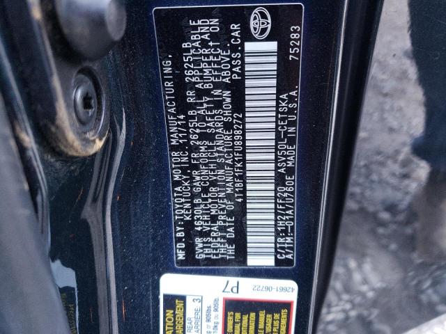 Photo 11 VIN: 4T1BF1FK1FU898272 - TOYOTA CAMRY LE 