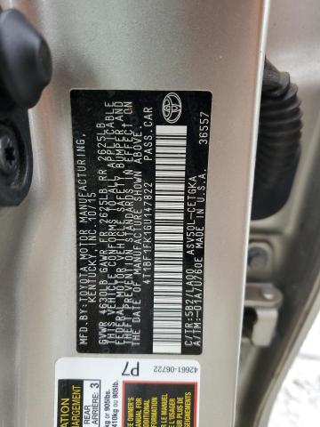 Photo 12 VIN: 4T1BF1FK1GU147822 - TOYOTA CAMRY 