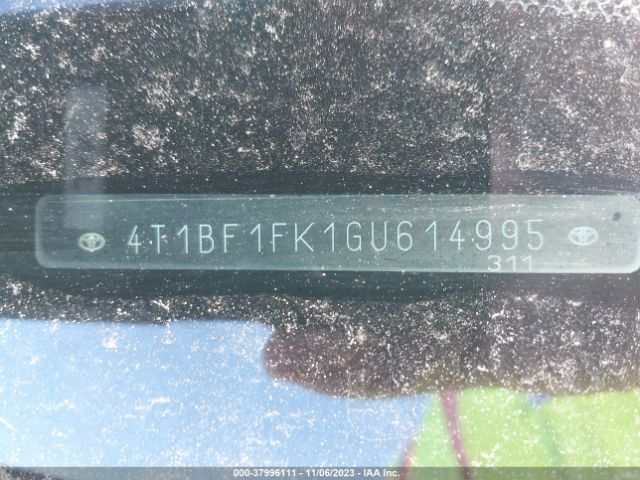 Photo 8 VIN: 4T1BF1FK1GU614995 - TOYOTA CAMRY 