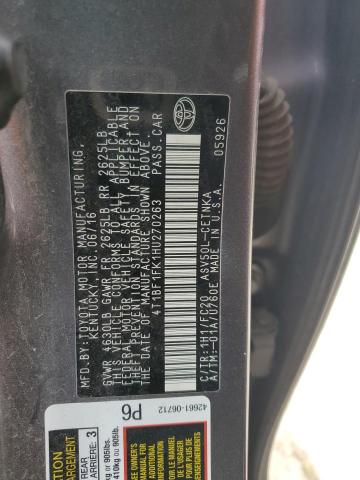 Photo 11 VIN: 4T1BF1FK1HU270263 - TOYOTA CAMRY 