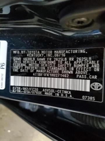 Photo 9 VIN: 4T1BF1FK1HU271462 - TOYOTA CAMRY LE 