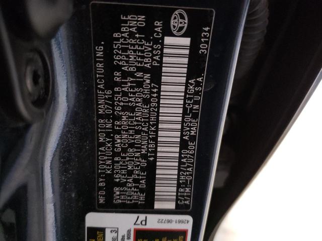 Photo 12 VIN: 4T1BF1FK1HU290447 - TOYOTA CAMRY 