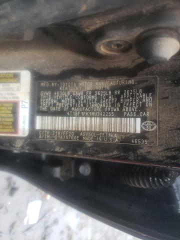 Photo 9 VIN: 4T1BF1FK1HU342255 - TOYOTA CAMRY LE 