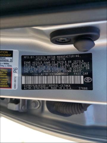 Photo 9 VIN: 4T1BF1FK1HU368502 - TOYOTA CAMRY LE 