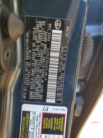 Photo 11 VIN: 4T1BF1FK1HU375272 - TOYOTA CAMRY LE 