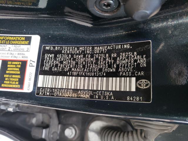 Photo 9 VIN: 4T1BF1FK1HU813174 - TOYOTA CAMRY LE 