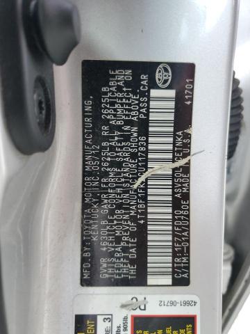 Photo 11 VIN: 4T1BF1FK2CU117836 - TOYOTA CAMRY BASE 