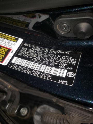 Photo 9 VIN: 4T1BF1FK2CU123460 - TOYOTA CAMRY 