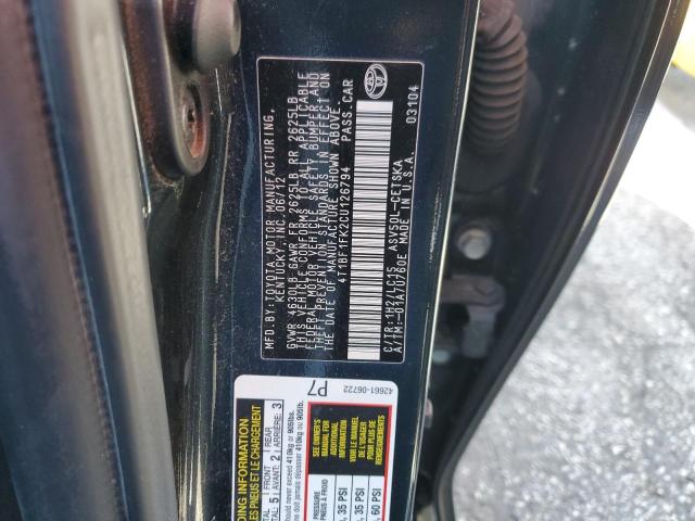 Photo 11 VIN: 4T1BF1FK2CU126794 - TOYOTA CAMRY BASE 