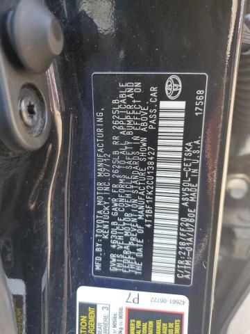 Photo 11 VIN: 4T1BF1FK2CU138427 - TOYOTA CAMRY BASE 