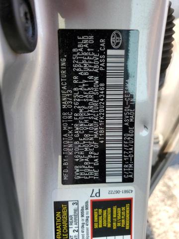 Photo 11 VIN: 4T1BF1FK2DU243468 - TOYOTA CAMRY 