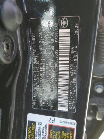 Photo 9 VIN: 4T1BF1FK2DU289592 - TOYOTA CAMRY L 