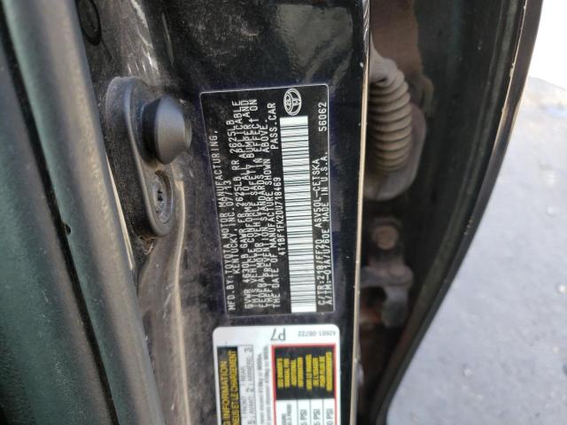 Photo 11 VIN: 4T1BF1FK2DU718469 - TOYOTA CAMRY 