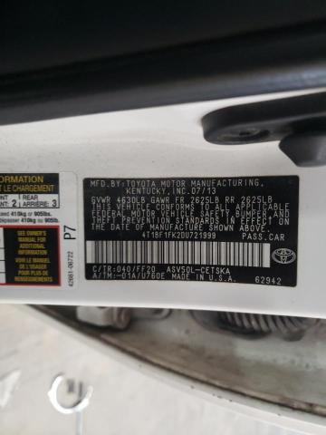 Photo 9 VIN: 4T1BF1FK2DU721999 - TOYOTA CAMRY L 