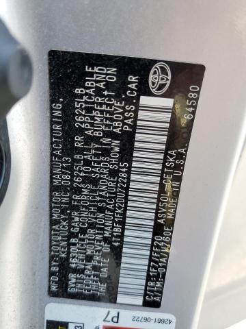 Photo 11 VIN: 4T1BF1FK2DU722845 - TOYOTA CAMRY L 