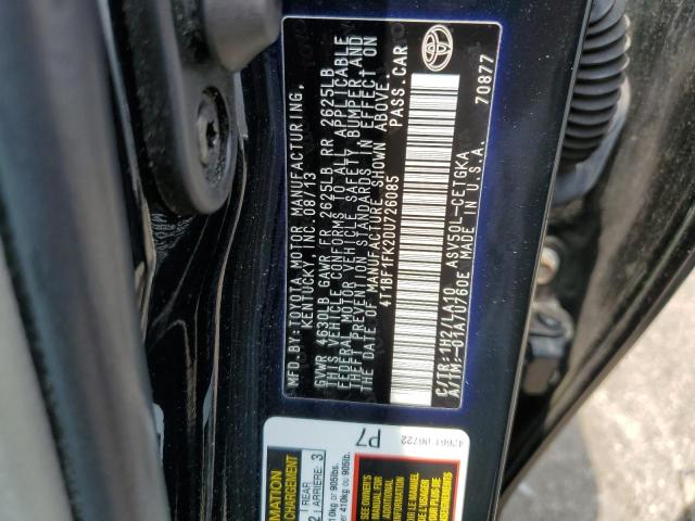 Photo 11 VIN: 4T1BF1FK2DU726085 - TOYOTA CAMRY L 