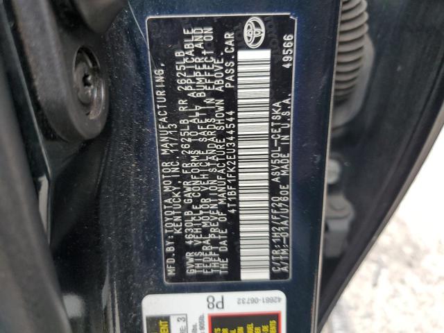 Photo 11 VIN: 4T1BF1FK2EU344544 - TOYOTA CAMRY L 