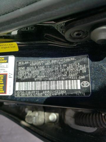 Photo 9 VIN: 4T1BF1FK2EU387118 - TOYOTA CAMRY L 