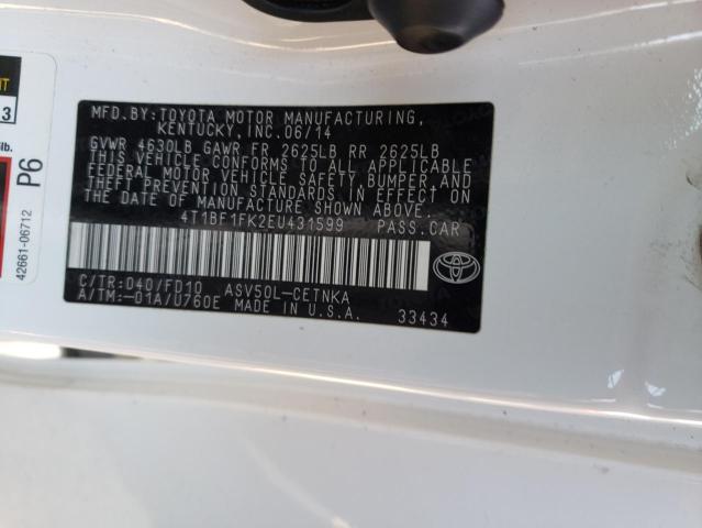 Photo 11 VIN: 4T1BF1FK2EU431599 - TOYOTA CAMRY 