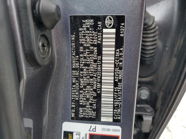 Photo 12 VIN: 4T1BF1FK2EU841710 - TOYOTA CAMRY L 