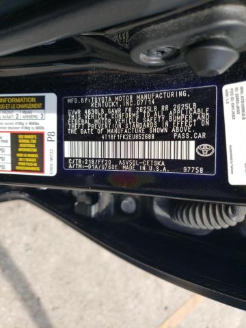 Photo 11 VIN: 4T1BF1FK2EU852688 - TOYOTA CAMRY L 