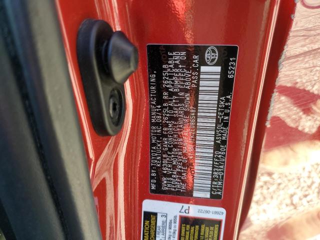 Photo 11 VIN: 4T1BF1FK2EU865487 - TOYOTA CAMRY 