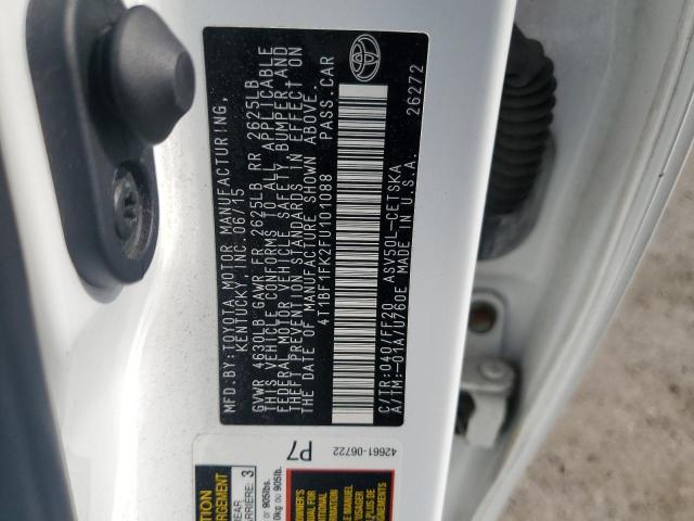 Photo 11 VIN: 4T1BF1FK2FU101088 - TOYOTA CAMRY LE 