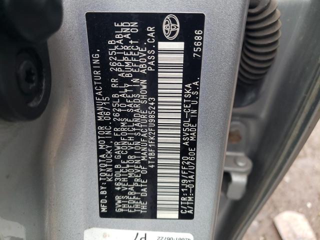 Photo 11 VIN: 4T1BF1FK2FU985243 - TOYOTA CAMRY 