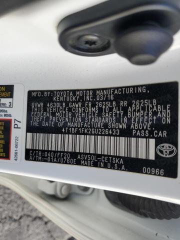 Photo 11 VIN: 4T1BF1FK2GU226433 - TOYOTA CAMRY LE 