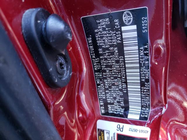 Photo 9 VIN: 4T1BF1FK2GU529793 - TOYOTA CAMRY LE 