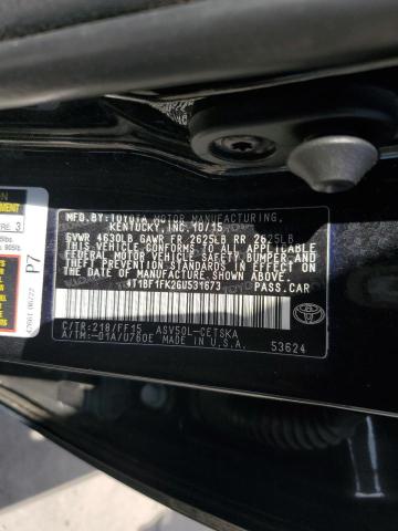 Photo 11 VIN: 4T1BF1FK2GU531673 - TOYOTA CAMRY LE 