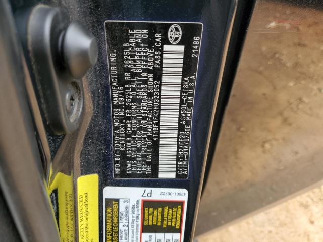 Photo 12 VIN: 4T1BF1FK2HU323052 - TOYOTA CAMRY LE 