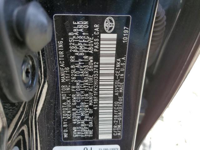 Photo 11 VIN: 4T1BF1FK2HU353782 - TOYOTA CAMRY 