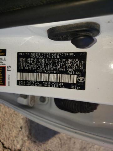 Photo 9 VIN: 4T1BF1FK2HU710815 - TOYOTA CAMRY LE 