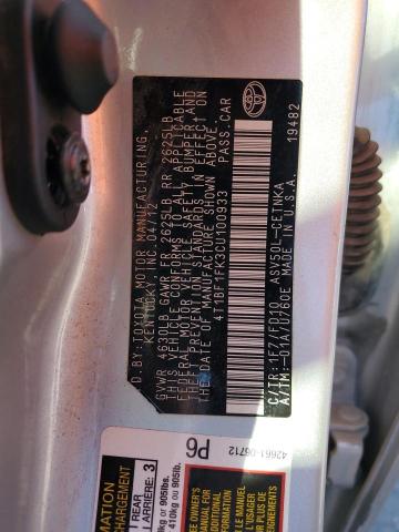 Photo 11 VIN: 4T1BF1FK3CU100933 - TOYOTA CAMRY BASE 