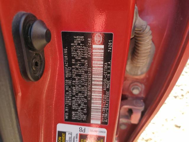 Photo 11 VIN: 4T1BF1FK3CU628729 - TOYOTA CAMRY BASE 