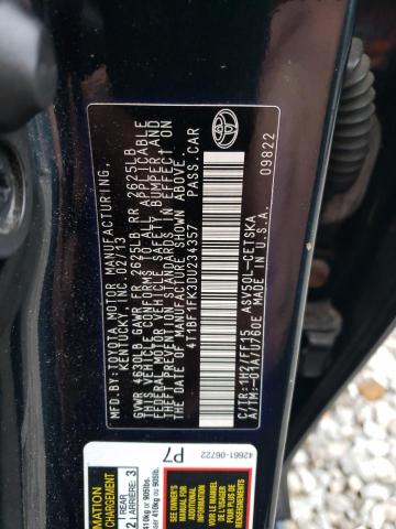 Photo 11 VIN: 4T1BF1FK3DU234357 - TOYOTA CAMRY L 