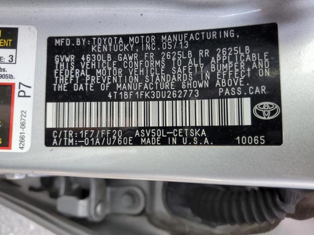 Photo 11 VIN: 4T1BF1FK3DU262773 - TOYOTA CAMRY 