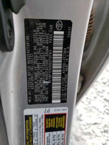 Photo 11 VIN: 4T1BF1FK3DU270761 - TOYOTA CAMRY L 