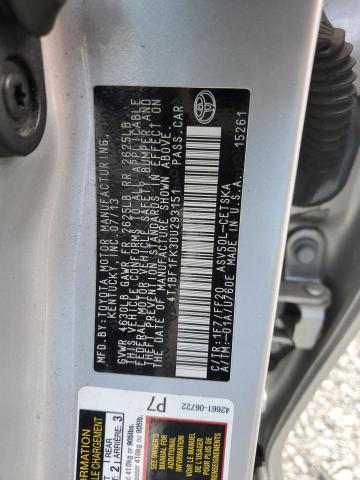 Photo 11 VIN: 4T1BF1FK3DU293151 - TOYOTA CAMRY L 